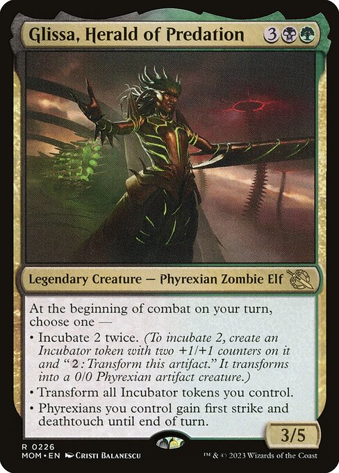 Glissa, Herald of Predation (226) [March of the Machine]