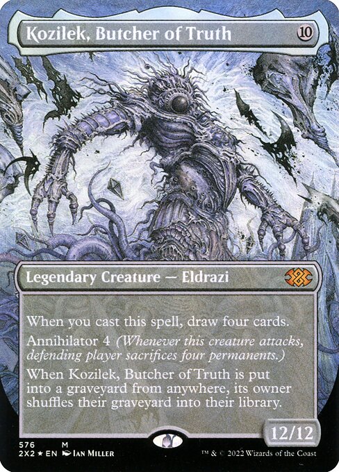 Kozilek, Butcher of Truth (576) [Double Masters 2022] [Borderless]