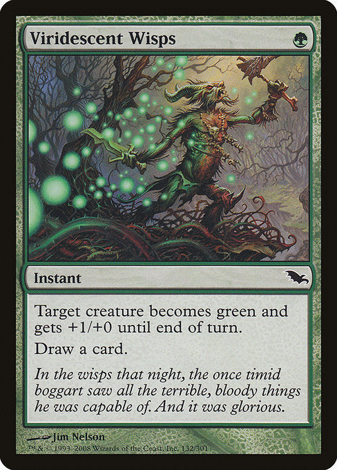 Viridescent Wisps (132) [Shadowmoor]