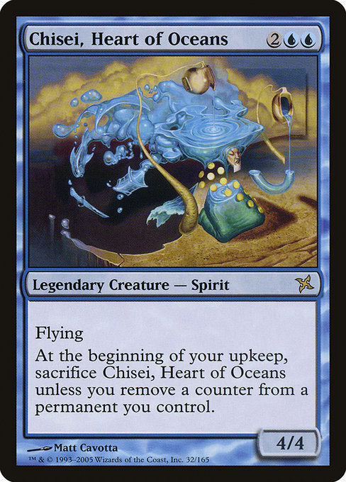 Chisei, Heart of Oceans (32) [Betrayers of Kamigawa]