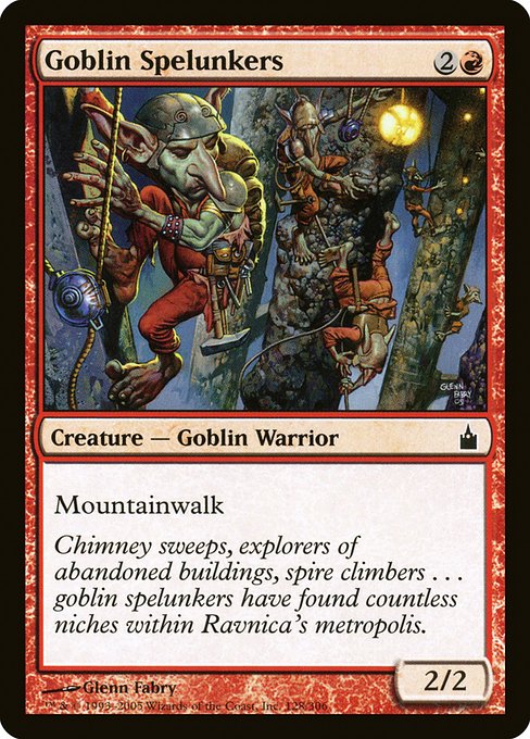 Goblin Spelunkers (128) [Ravnica: City of Guilds]