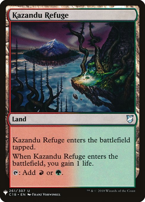 Kazandu Refuge (C18-261) [The List]