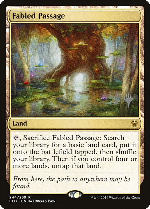 Fabled Passage (244p) [Throne of Eldraine Promos]