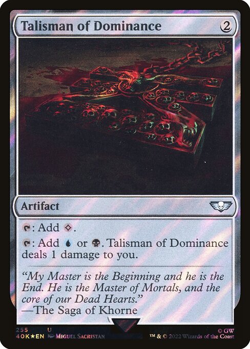 Talisman of Dominance (255★) [Warhammer 40,000 Commander]