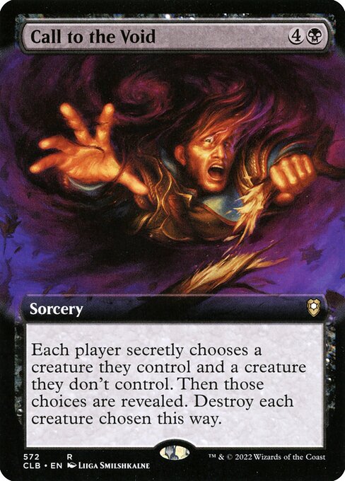 Call to the Void (572) [Commander Legends: Battle for Baldur's Gate] [Extended Art]