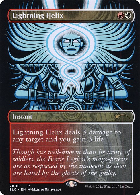 Lightning Helix (2005) [Secret Lair 30th Anniversary Countdown Kit] [Borderless]