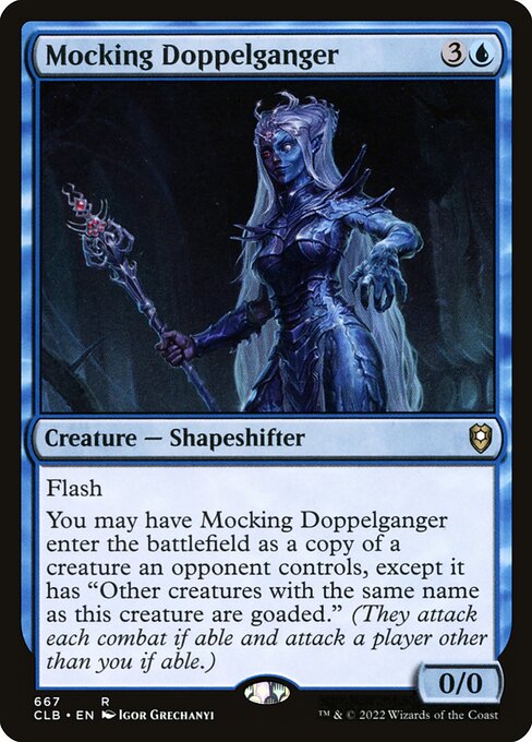 Mocking Doppelganger (667) [Commander Legends: Battle for Baldur's Gate]