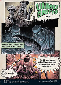 Unholy Grotto // Unholy Grotto (1462) [Secret Lair Drop] [Full Art, Borderless] Reverse