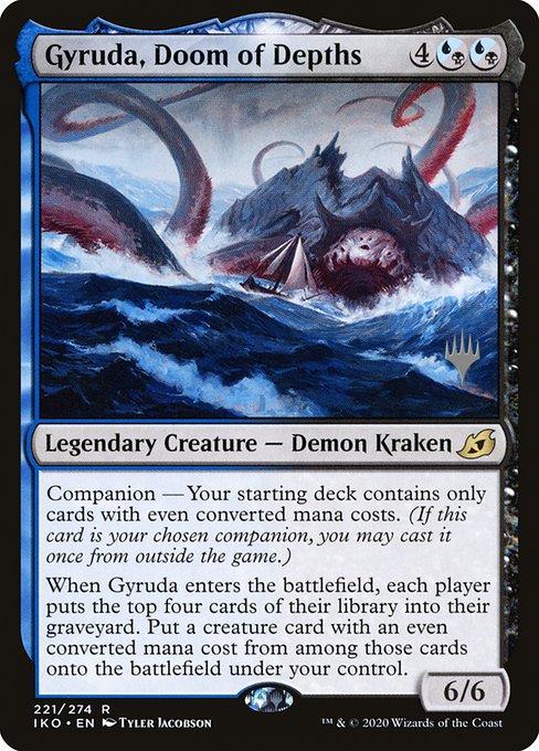 Gyruda, Doom of Depths (221p) [Ikoria: Lair of Behemoths Promos]