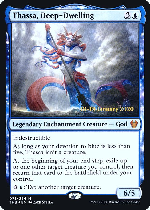 Thassa, Deep-Dwelling (71s) [Theros Beyond Death Promos]