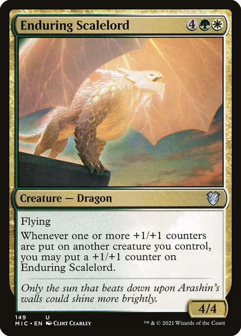 Enduring Scalelord (149) [Midnight Hunt Commander]