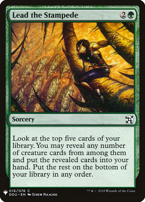 Lead the Stampede (DDU-16) [The List]