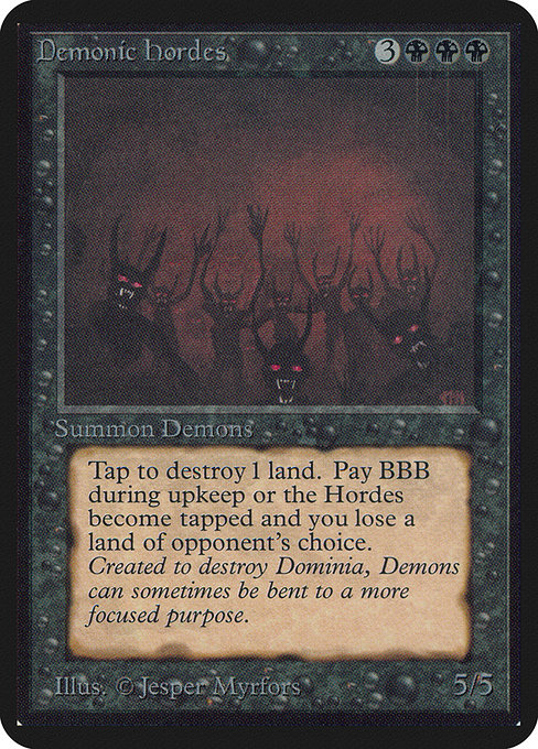 Demonic Hordes (103) [Limited Edition Alpha]