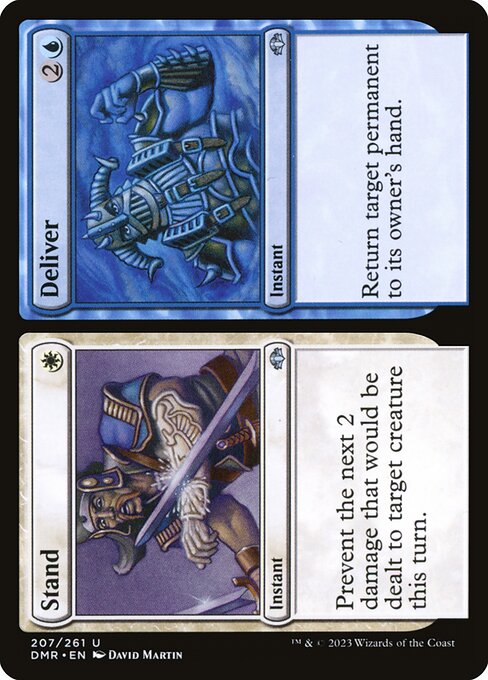 Stand // Deliver (207) [Dominaria Remastered]