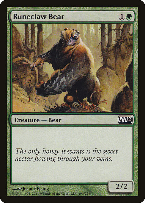 Runeclaw Bear (193) [Magic 2012]