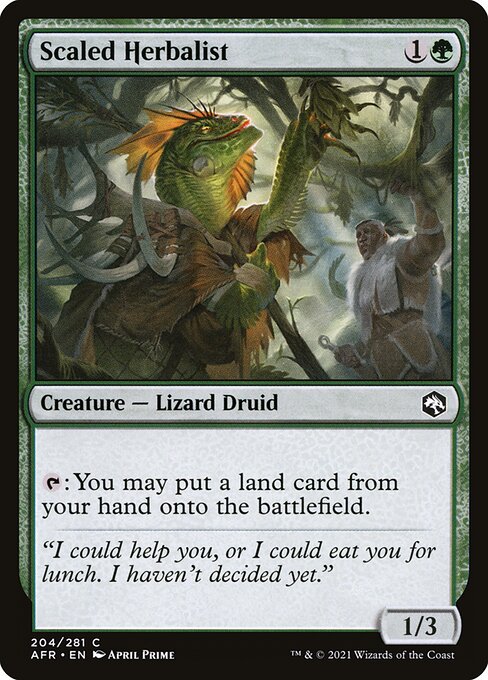 Scaled Herbalist (204) [Adventures in the Forgotten Realms]