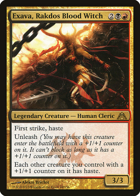 Exava, Rakdos Blood Witch (69) [Dragon's Maze]