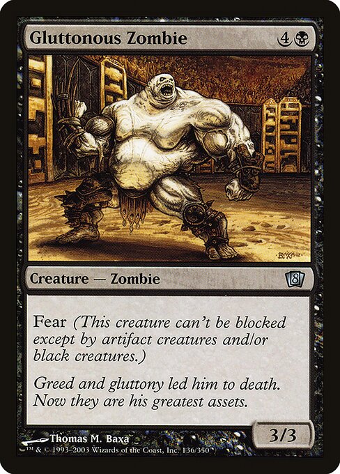 Gluttonous Zombie (136★) [Eighth Edition]