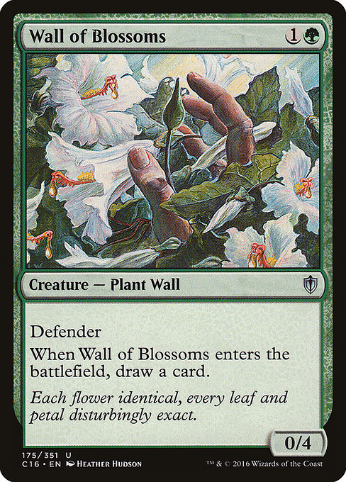 Wall of Blossoms (175) [Commander 2016]