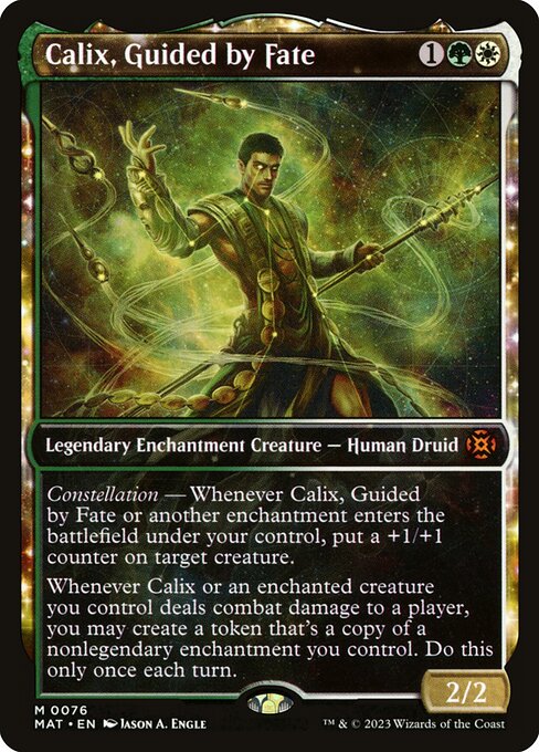 Calix, Guided by Fate (76) [March of the Machine: The Aftermath] [Showcase]