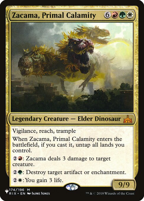 Zacama, Primal Calamity (RIX-174) [The List]