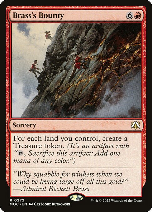 Brass's Bounty (272) [March of the Machine Commander]