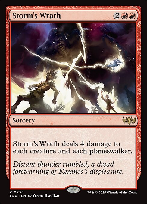 Storm's Wrath (236) [Tarkir: Dragonstorm Commander]
