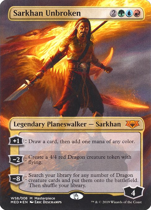 Sarkhan Unbroken (WS8) [Mythic Edition] [Borderless]