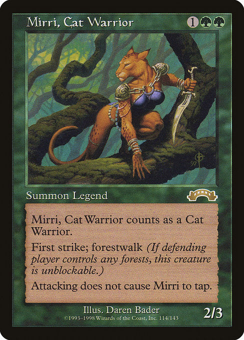 Mirri, Cat Warrior (114) [Exodus]