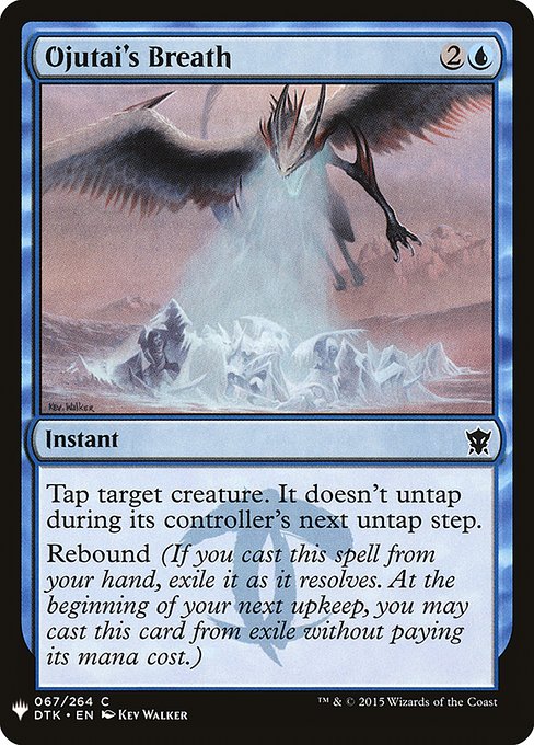 Ojutai's Breath (DTK-67) [The List]