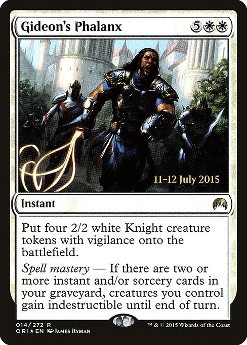 Gideon's Phalanx (14s) [Magic Origins Promos]
