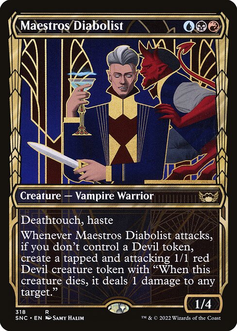 Maestros Diabolist (318) [Streets of New Capenna] [Showcase]