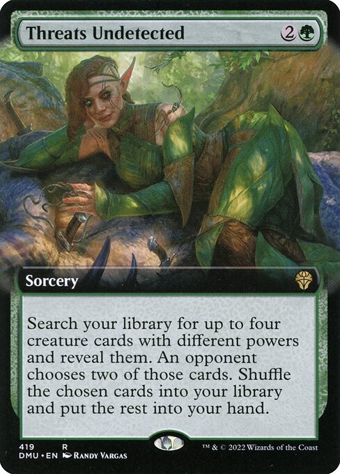 Threats Undetected (419) [Dominaria United] [Extended Art]