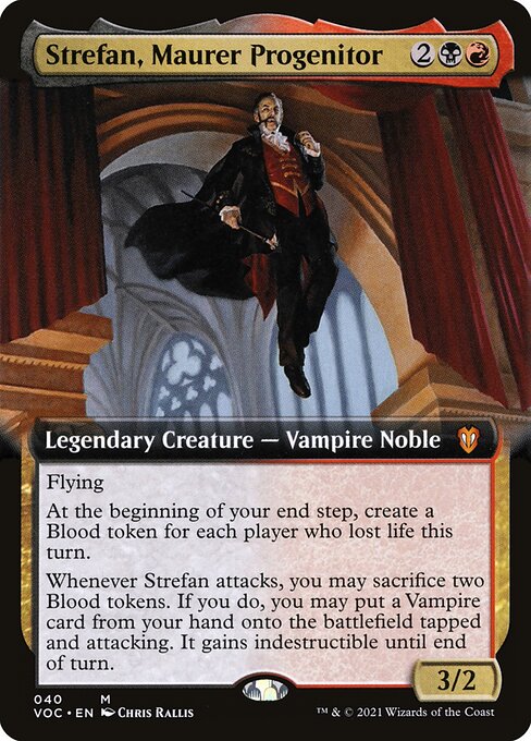 Strefan, Maurer Progenitor (40) [Crimson Vow Commander] [Extended Art]