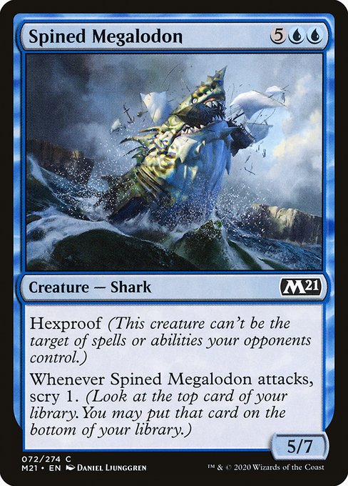 Spined Megalodon (72) [Core Set 2021]