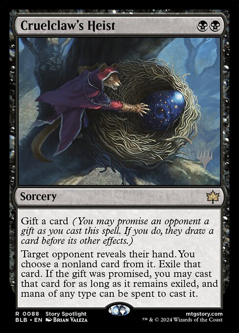 Cruelclaw's Heist (88p) [Bloomburrow Promos]