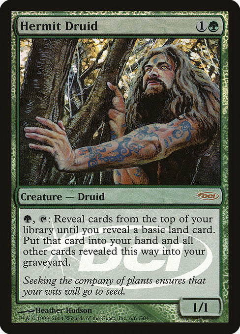 Hermit Druid (6) [Judge Gift Cards 2004]