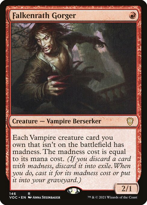 Falkenrath Gorger (146) [Crimson Vow Commander]