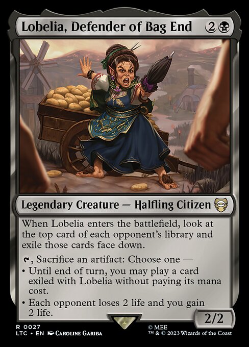 Lobelia, Defender of Bag End (27) [Tales of Middle-earth Commander]