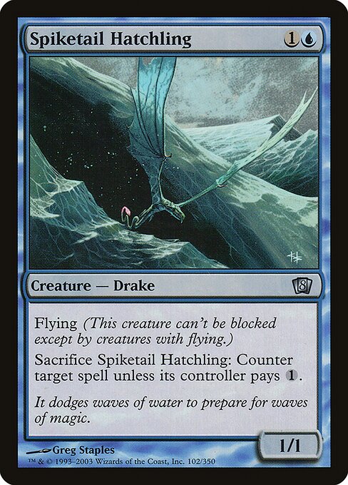 Spiketail Hatchling (102★) [Eighth Edition]