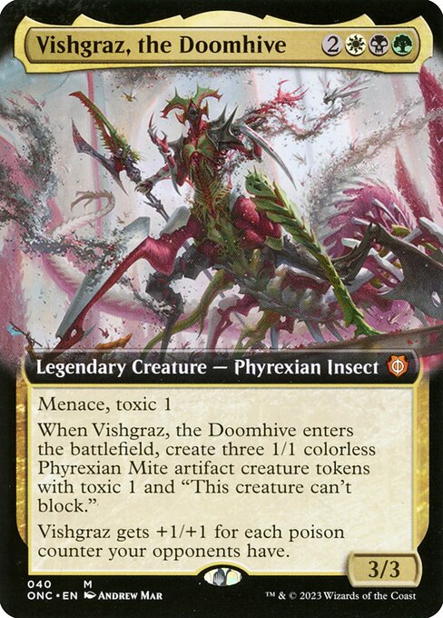 Vishgraz, the Doomhive (40) [Phyrexia: All Will Be One Commander] [Extended Art]