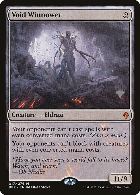 Void Winnower (17p) [Battle for Zendikar Promos]