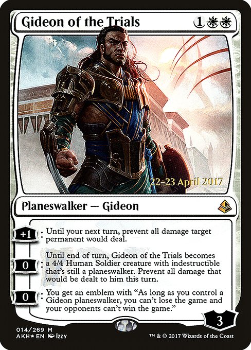 Gideon of the Trials (14s) [Amonkhet Promos]