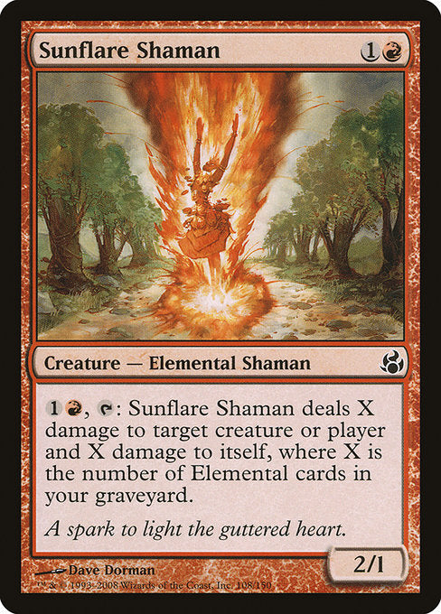 Sunflare Shaman (108) [Morningtide]