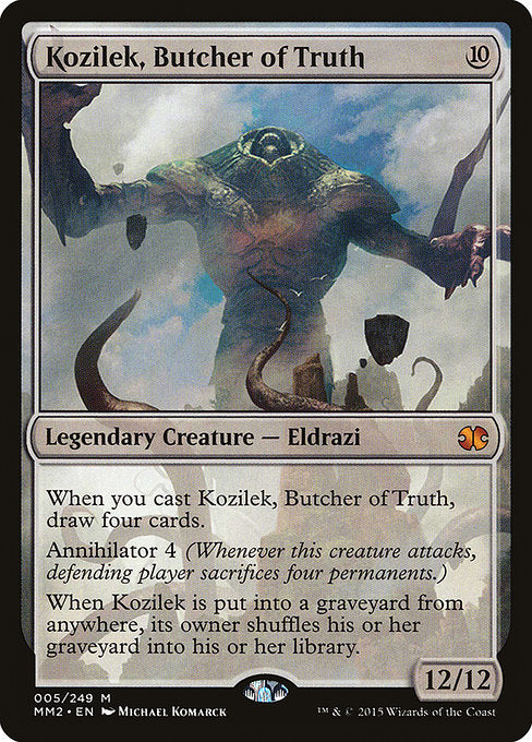 Kozilek, Butcher of Truth (5) [Modern Masters 2015]