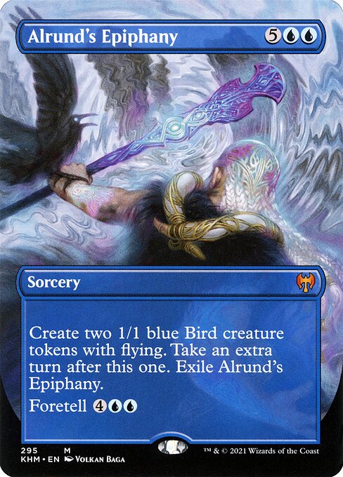 Alrund's Epiphany (295) [Kaldheim] [Borderless]