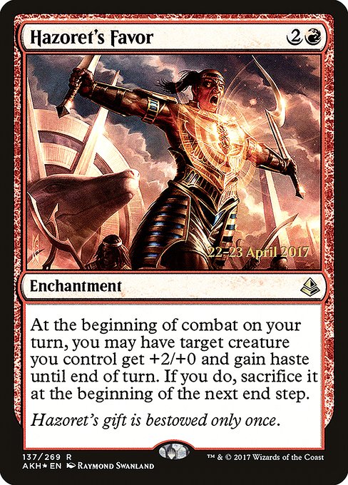 Hazoret's Favor (137s) [Amonkhet Promos]