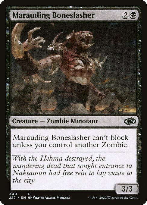 Marauding Boneslasher (440) [Jumpstart 2022]