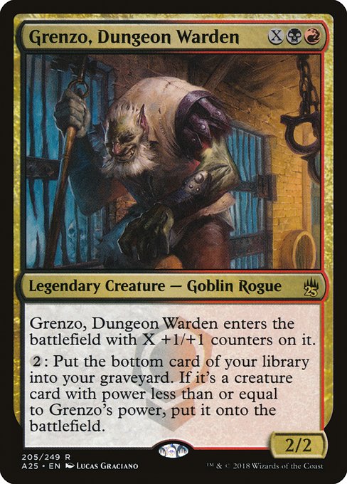 Grenzo, Dungeon Warden (205) [Masters 25]