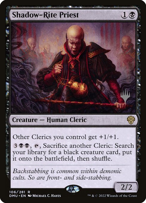 Shadow-Rite Priest (106p) [Dominaria United Promos]